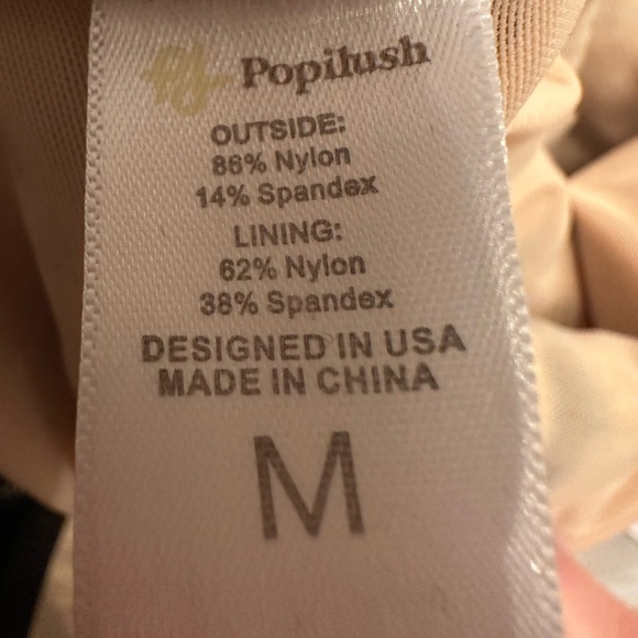 Popilush Lace Corset Style Deep V-Neck Shapewear Bodysuit - Picture 4 of 4